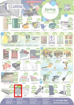 K Carrim Builders Mecca : Spring Fever (19 August - 19 September 2022), page 1