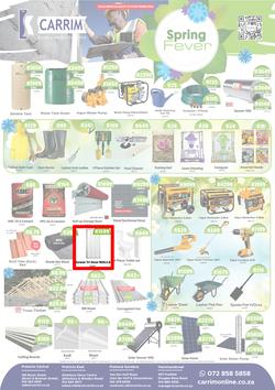 K Carrim Builders Mecca : Spring Fever (19 August - 19 September 2022), page 1