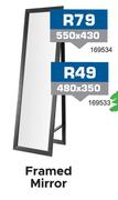 Framed Mirror 480 x 350