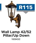 Wall Lamp 42/52 Pillar/Up Down