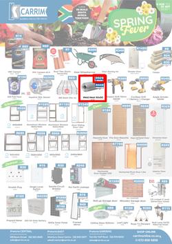 K Carrim Builders Mecca : Spring Fever (6 August - 20 September 2021), page 1