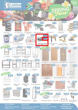 K Carrim Builders Mecca : Spring Fever (6 August - 20 September 2021), page 1