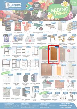 K Carrim Builders Mecca : Spring Fever (6 August - 20 September 2021), page 1