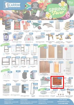 K Carrim Builders Mecca : Spring Fever (6 August - 20 September 2021), page 1