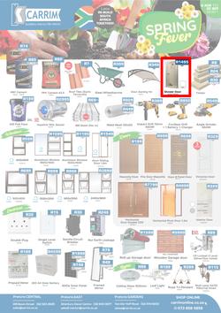 K Carrim Builders Mecca : Spring Fever (6 August - 20 September 2021), page 1