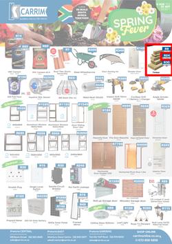 K Carrim Builders Mecca : Spring Fever (6 August - 20 September 2021), page 1