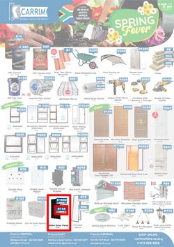 K Carrim Builders Mecca : Spring Fever (6 August - 20 September 2021), page 1