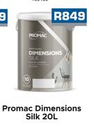 Promac 20L Dimesions Silk