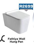 Fathiya Wall Hung Pan