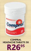 Compral Headache Tablets-50's pack