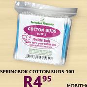 Springbok Cotton Buds-100's pack