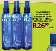 Revlon Flex Non Aerosol Hairspray(Strong, Normal, Natural Holds)-250ml Each