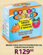 Brain Child Multivitamin/Fish Oil Chews Value Pack