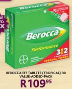 Berocca Eff Tablets Tropical-30 Value Added Pack