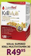 Solal Supered Krill Multivitamin 30