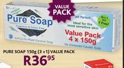 Pure Soap(3+1) Value Pack-150g