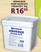 Springbok Pure Aqueous Cream B.P.-1Kg