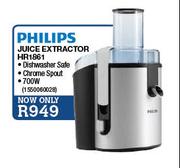 Philips Juicer Extractor (HR1861)