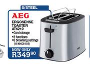 Aeg Ergosense S/Steel Toaster (AT5210)