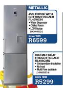 Samsung Metallic Fridge with Bottom Freezer-430Ltr(RL43WCIH)