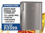 AEG Stainless Steel Santo Bar Fridge-155Ltr(71700STXO)