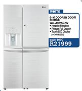 LG White Door In Door Fridge-614Ltr(GC-J237AGNV)