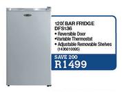 Defy Bar Fridge-120Ltr(DFS136)
