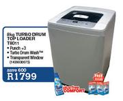 LG Turbo Drum Top Loader-8kg(T8011)