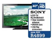 Sony 40" Full HD LCD TV(KLV40BX450)