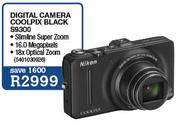 Nikon Digital Camera Coolpix Black(S9300)