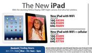 New iPad With Wifi +Cellular16G