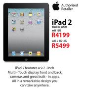 Ipad2 Black and White With 16G