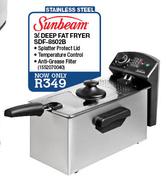 Sunbeam Stainless Steel Deep Fat Fryer (SDF-8502B)-3L