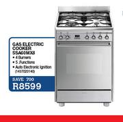 Smeg Gas Electric Cooker SSA60MX8