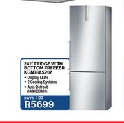 Bosch Fridge With Bottom Freezer KGN36AS20Z-287Ltr