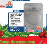 Smeg Silver Front Load Tumble Dryer DRY72C-7Kg