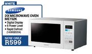 Samsung White Microwave Oven ME732K-20Ltr