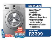 Samsung Metallic Front Loader WF8602NHS-6Kg