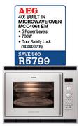 AEG Built In Microwave Oven MCC4061 EM-40Ltr