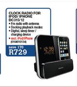 Philips Clock Radio For Ipod/Iphone-(DC315/12)