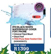 Ipix Black/White Waterproof Cover For Iphone