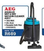 AEG Aqualux Wet & Dry Vacuum Cleaner A3017