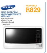 Samsung 32 ltr Electronic Microwave White Oven(ME9114W)