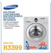 Samsung 6KG Front Load Washing Machine Bubble Eco White(WF1602W5V)