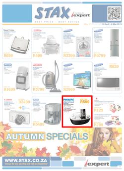 Stax : Autumn Specials (22 Apr - 6 May 2013), page 1