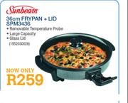 Sunbeam 36cm Frypan + Lid(SPM3436)