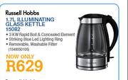 Russell Hobbs 1.7Ltr Illuminating Glass Kettle(15082)