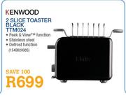 Kenwood 2 Slice Toaster Black-TTM024