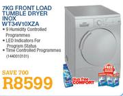 Siemens 7Kg Front Load Tumble Dryer Inox-WT34V10XZA