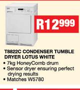 Siemens Condenser Tumble Dryer Lotus White-T8822C